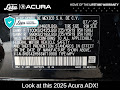 2025 Acura ADX A-Spec Package