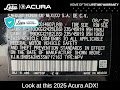 2025 Acura ADX A-Spec Package