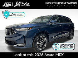 2026 Acura MDX Advance Package